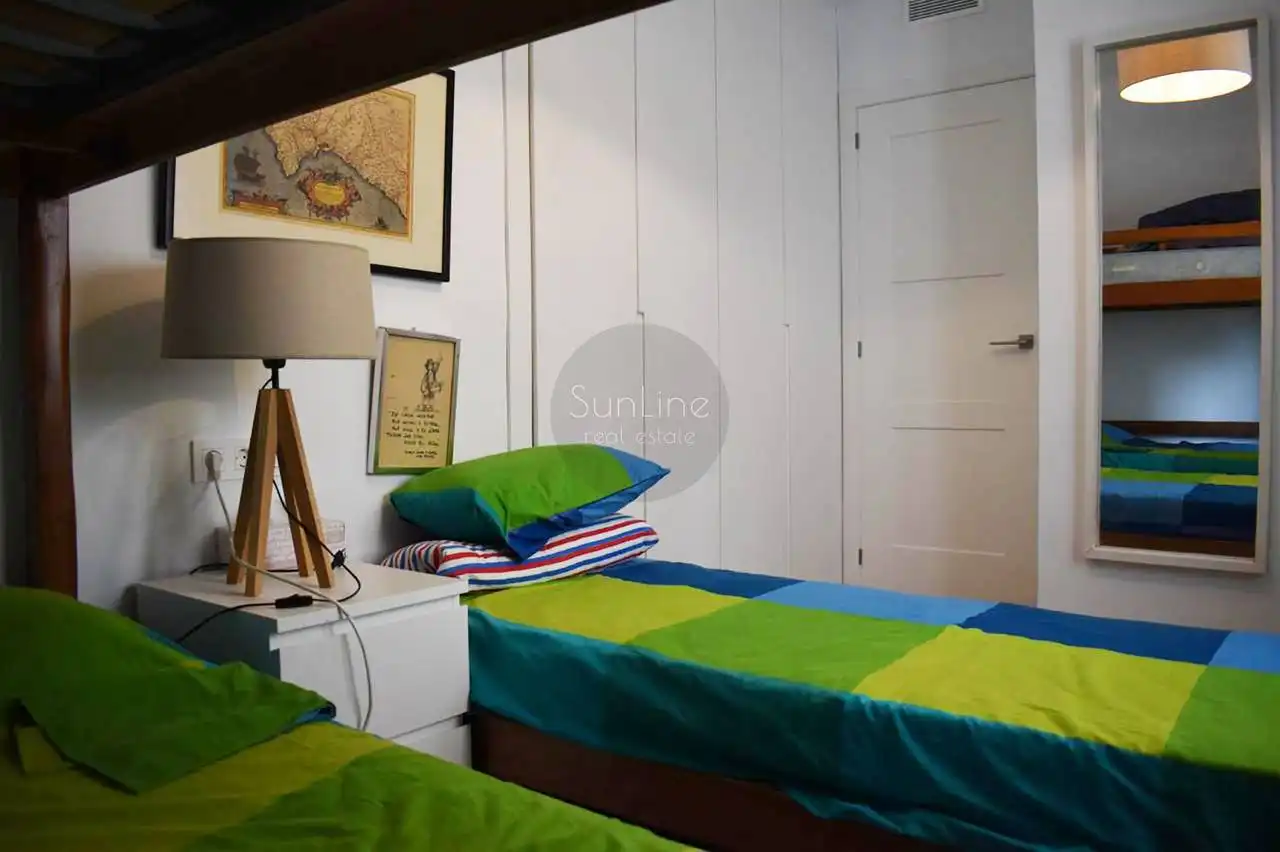 Schlafzimmer von Wohnung zum Verkauf in Gandia mit Klimaanlage, Terrasse und Möbliert