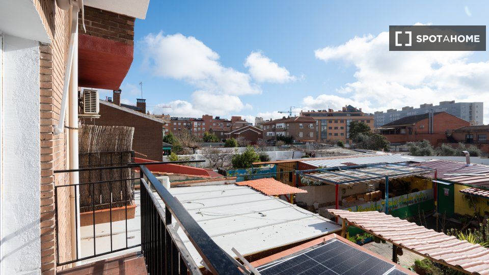 Terrace of Flat to rent in  Madrid Capital  with Air Conditioner, Heating and Furnished