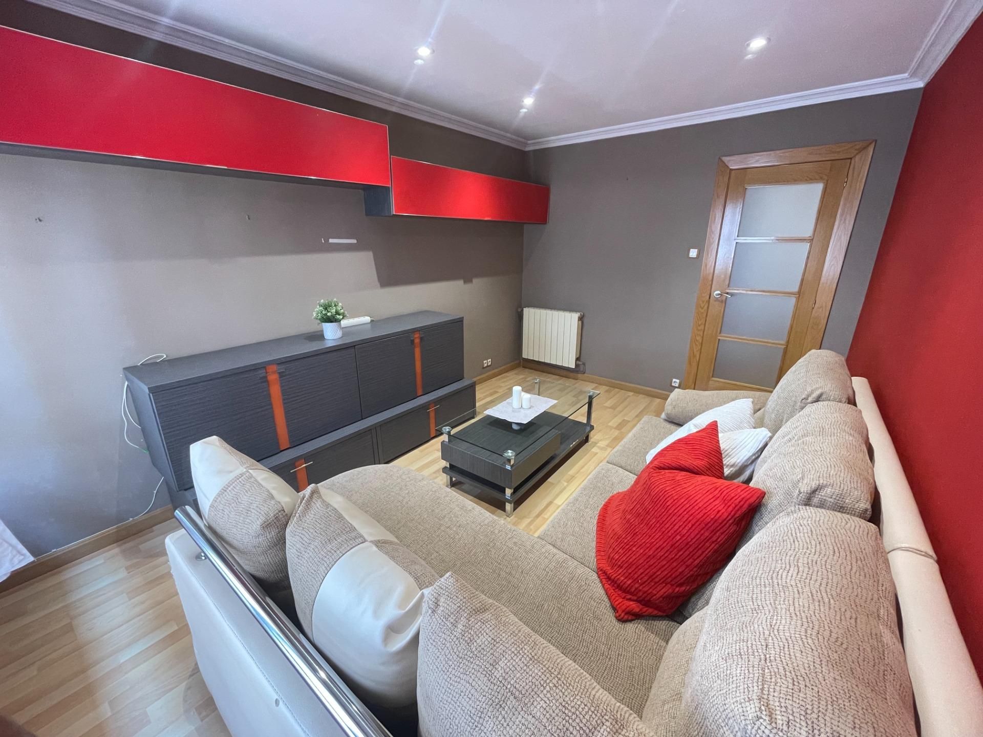 Living room of Flat for sale in Gijón   with Heating and Balcony