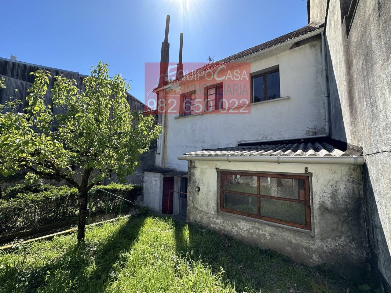 Exterior view of Single-family semi-detached for sale in Palas de Rei  with Heating, Private garden and Parquet flooring