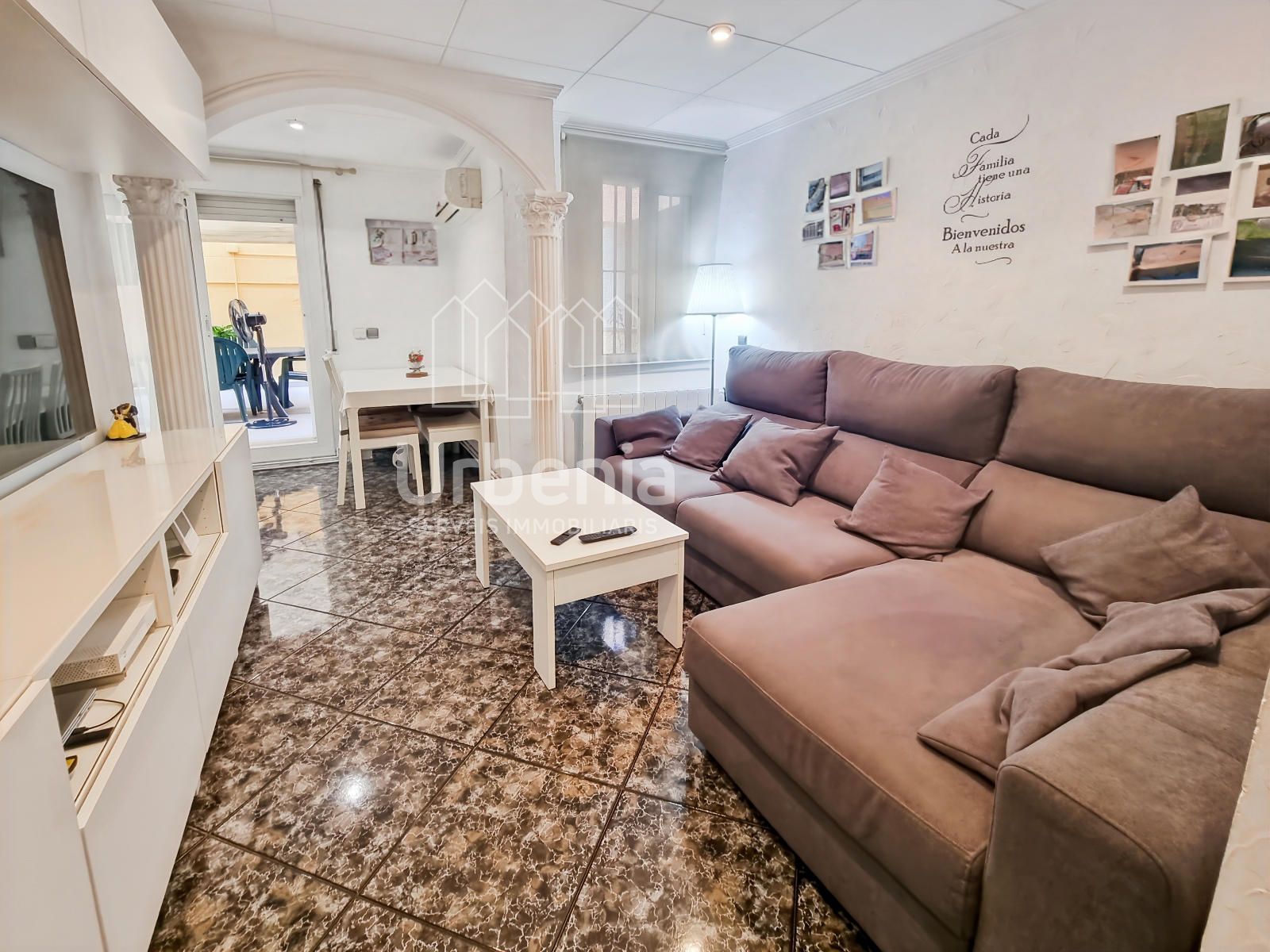 Sala d'estar de Pis en venda en Mataró amb Aire condicionat, Calefacció i Terrassa