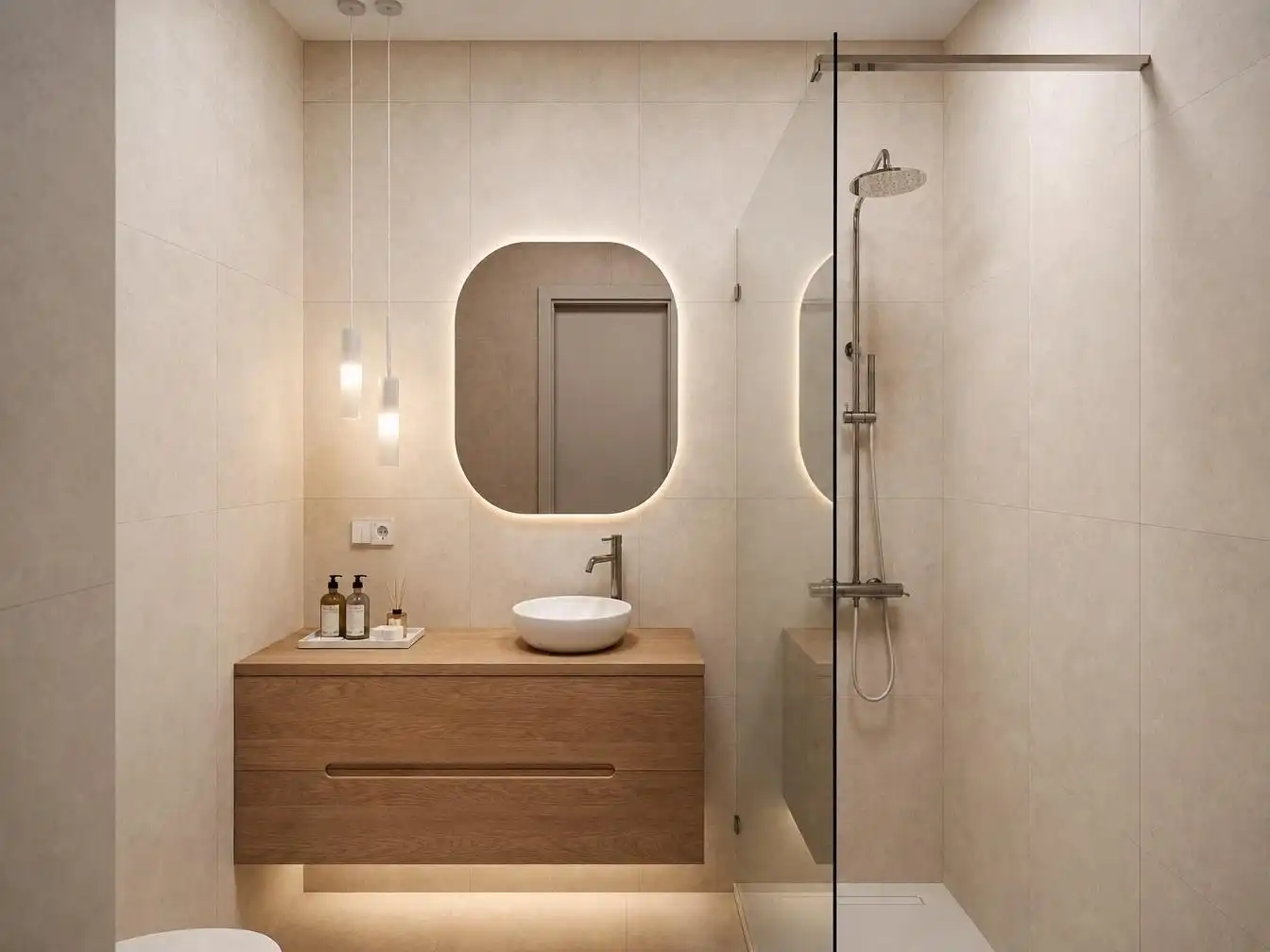 Bathroom of Flat for sale in Sant Joan d'Alacant  with Heating and Community pool