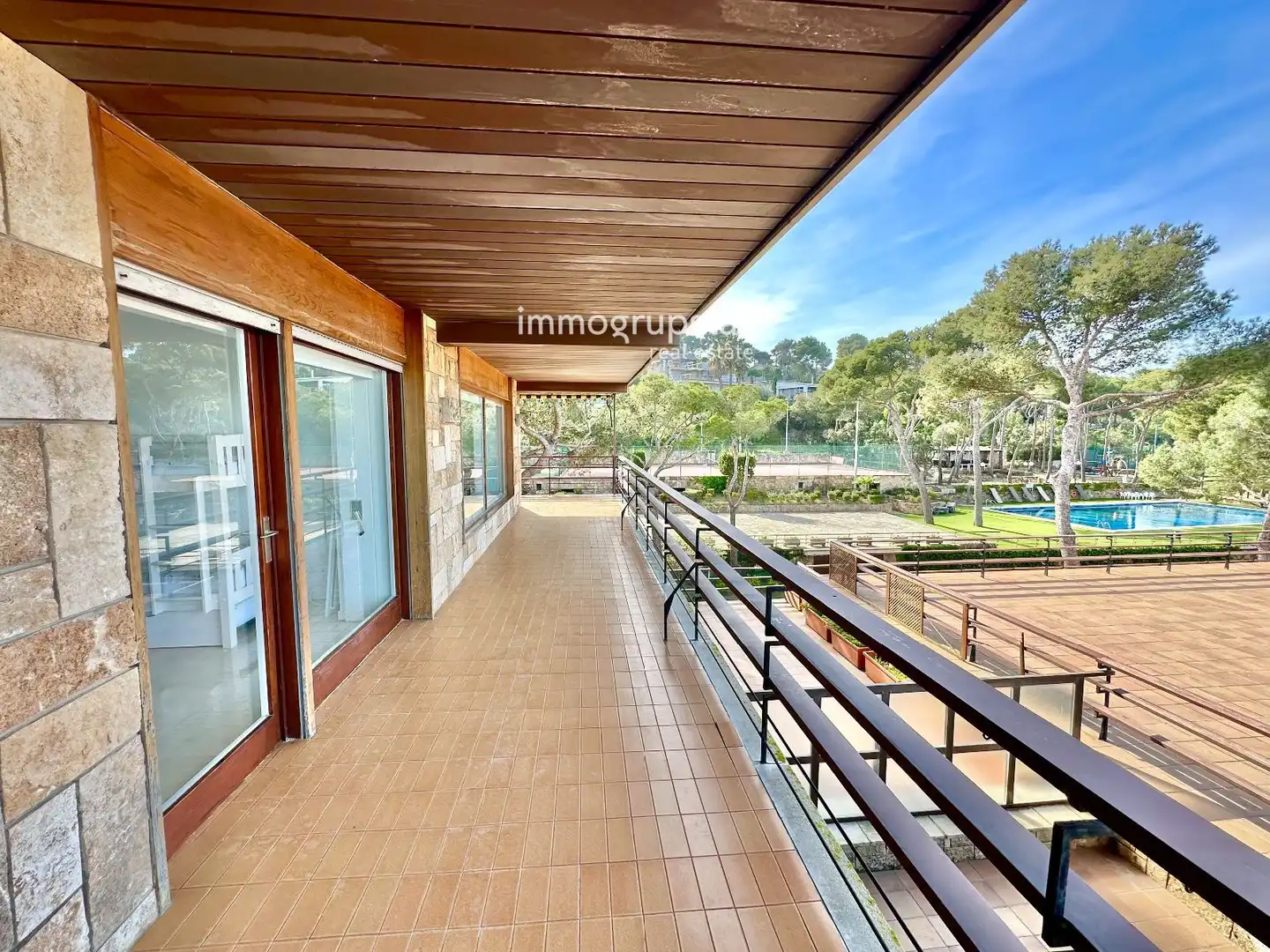 Terrasse von Wohnungen zum Verkauf in Calonge i Sant Antoni mit Heizung, Terrasse und Schwimmbad