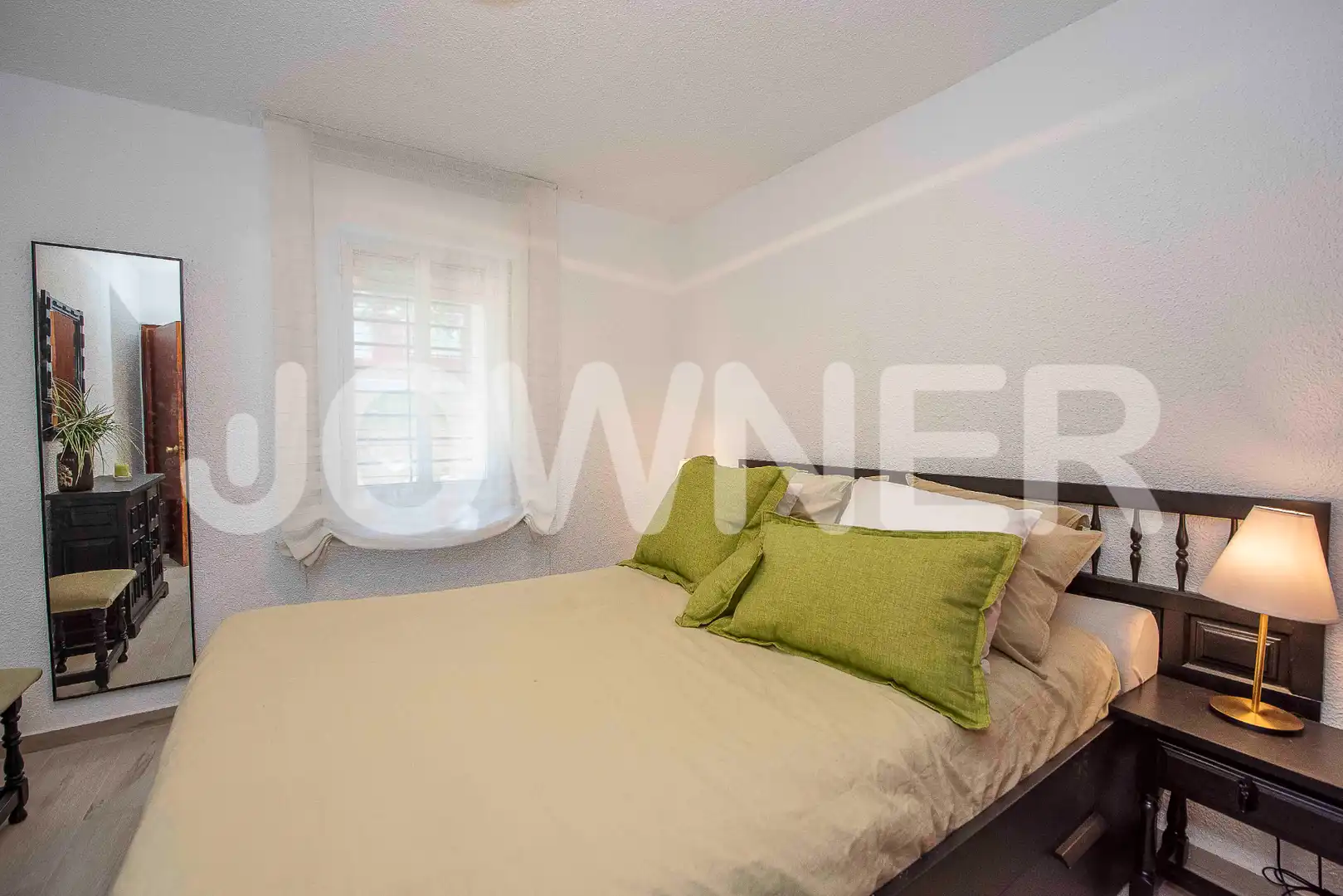 Schlafzimmer von Wohnung zur Miete in Madrid mit Heizung, Möbliert und Ofen