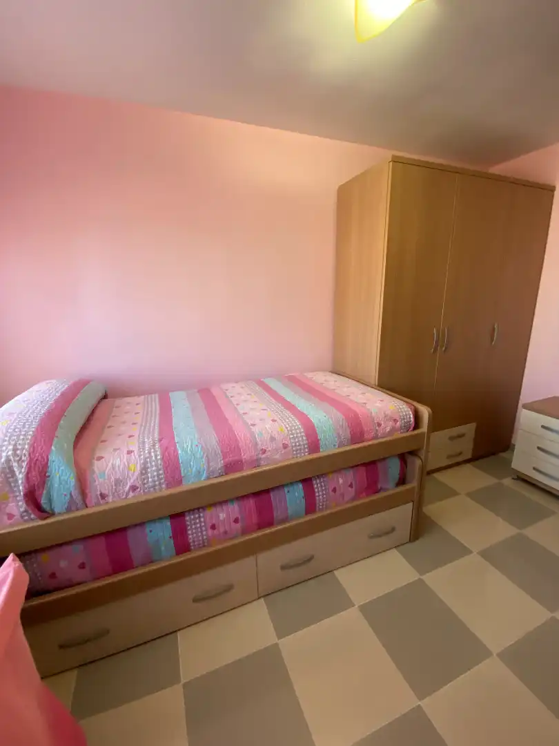 Schlafzimmer von Wohnung zur Miete in Málaga mit Klimaanlage, Terrasse und Möbliert