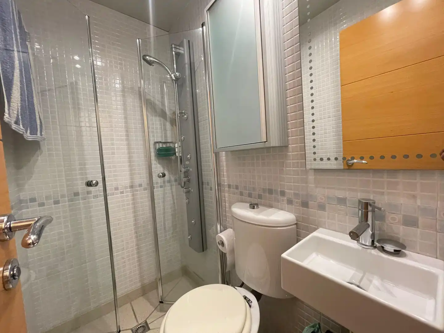 Bathroom of Detached homes for sale in Santa Coloma de Gramenet  with Air Conditioner, Heating and Terrace