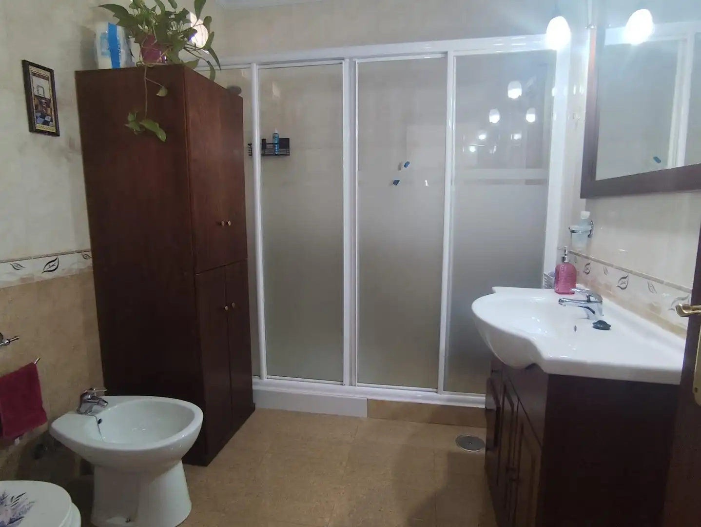 Baño de Casa o chalet en venta en Carrión de los Céspedes con Aire acondicionado, Calefacción y Jardín privado