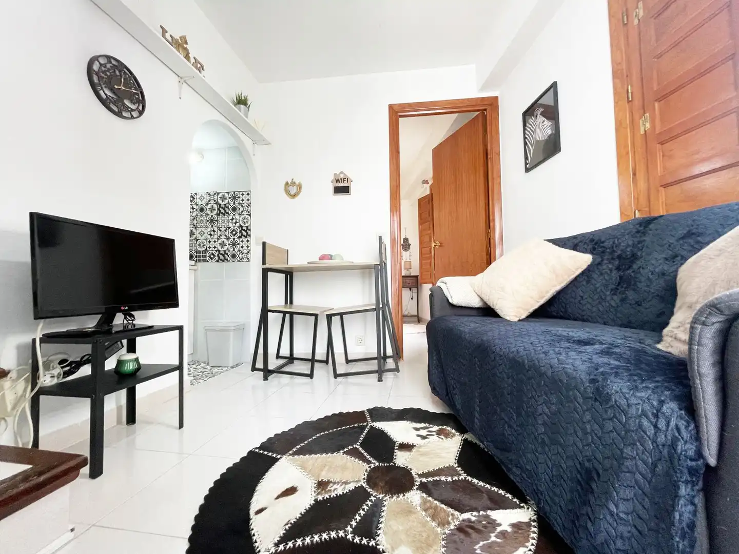 Sala de estar de Casa o chalet en venta en Frigiliana con Terraza y Amueblado