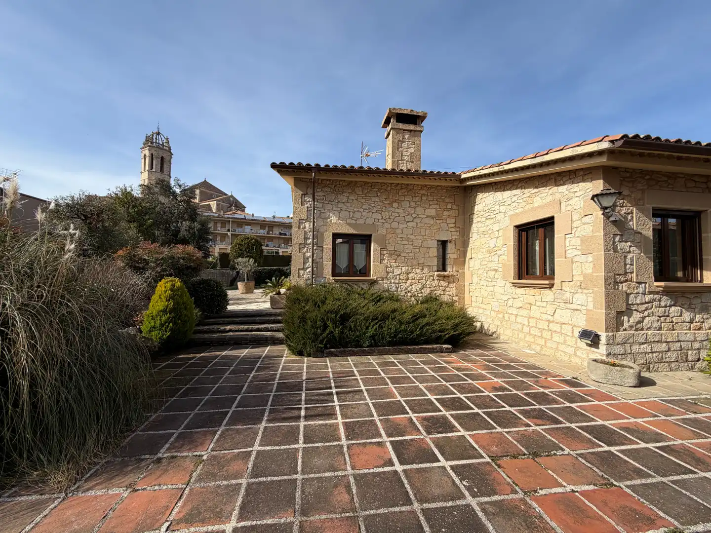 Vista exterior de Finca rústica en venta en Moià con Calefacción, Jardín privado y Parquet