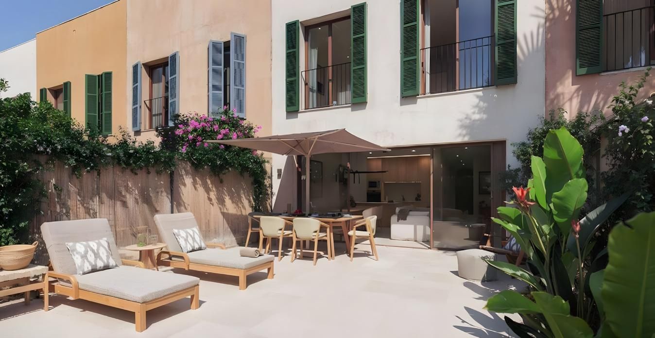 Terrace of Single-family semi-detached for sale in Campos  with Air Conditioner, Private garden and Terrace