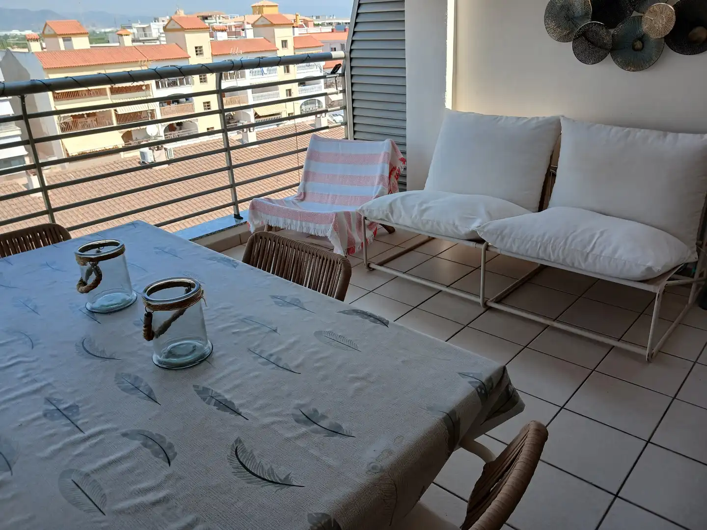 Terrace of Apartments for rent in Moncofa  with Air Conditioner, Terrace and Furnished