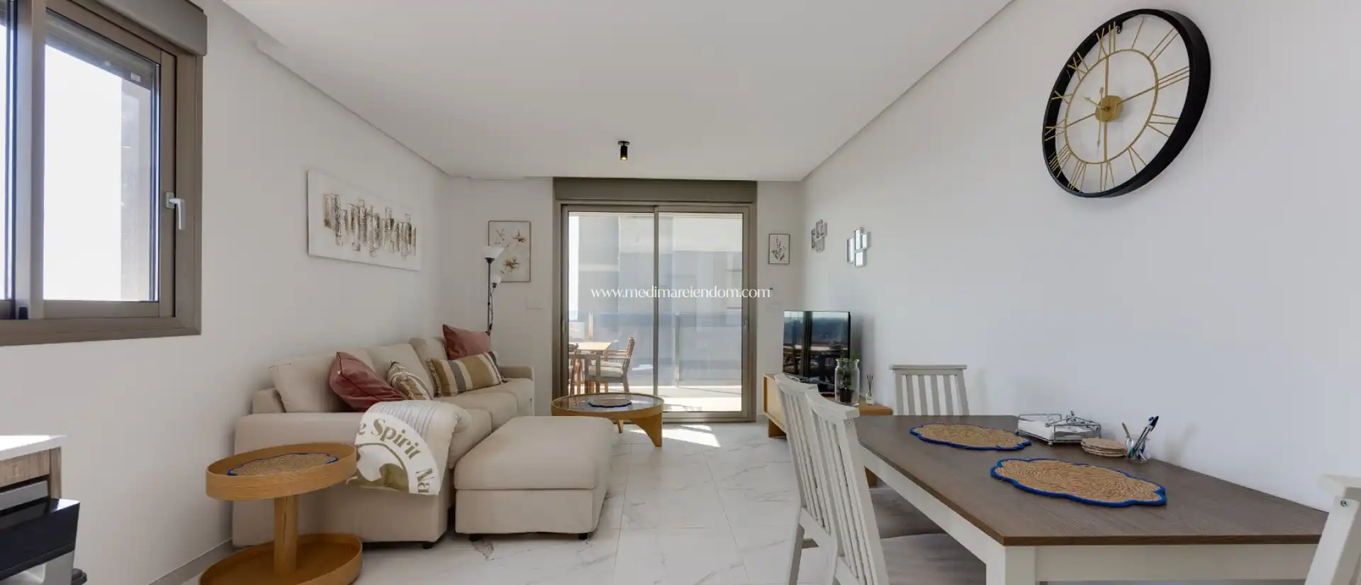 Sala d'estar de Apartament en venda en Santa Pola amb Aire condicionat, Calefacció i Terrassa