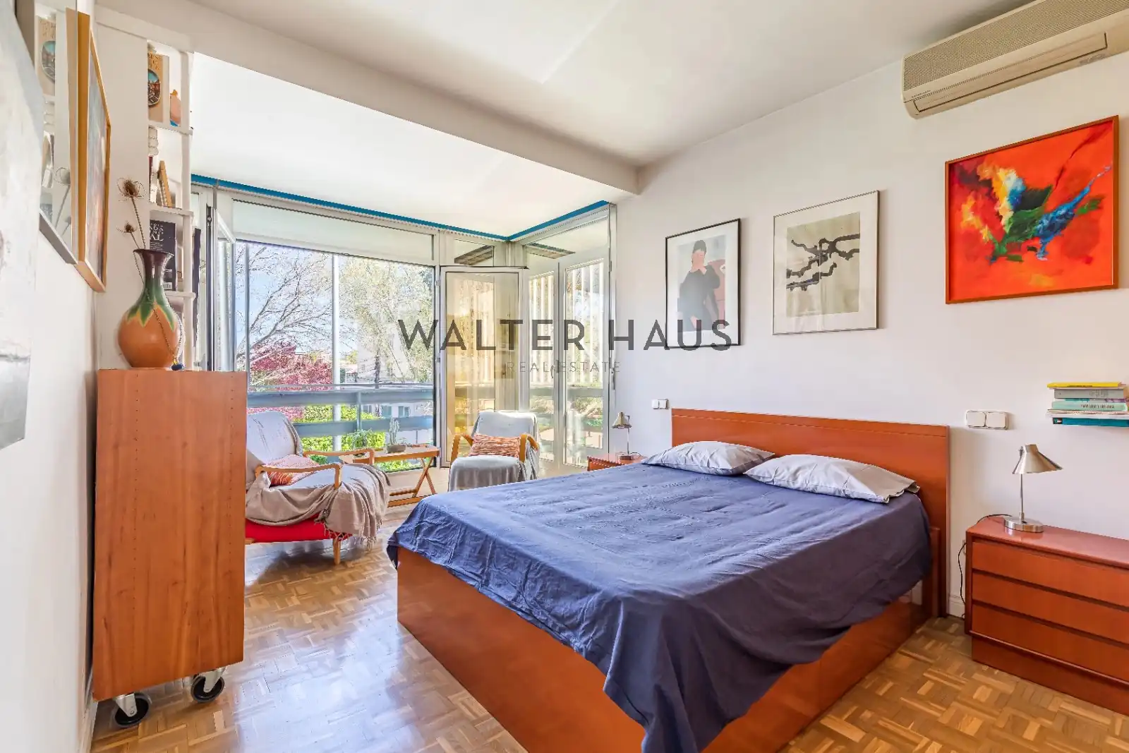Bedroom of Flat for sale in Madrid  with Air Conditioner, Heating and Storage room