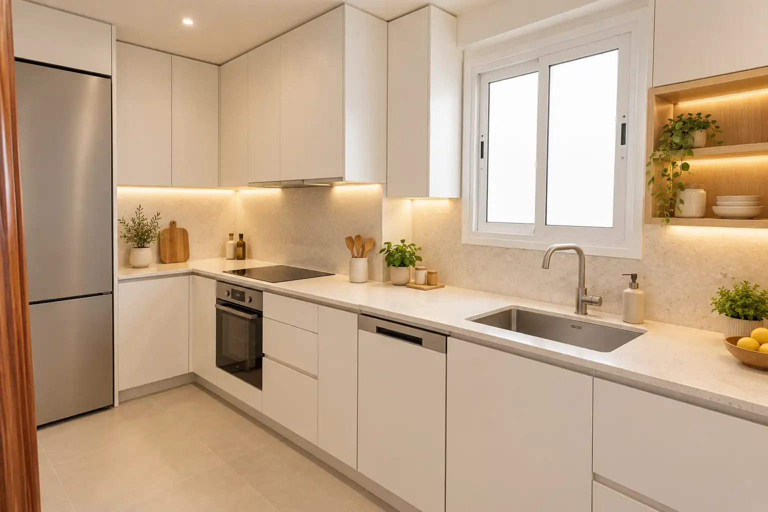 Kitchen of Flat for sale in L'Hospitalet de Llobregat