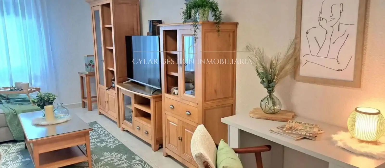 Sala de estar de Piso de alquiler en Salamanca con Calefacción, Parquet y Terraza