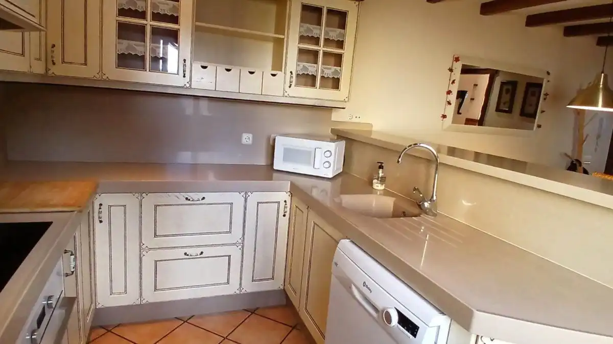 Küche von Wohnungen zur Miete in Casares mit Klimaanlage, Heizung und Terrasse