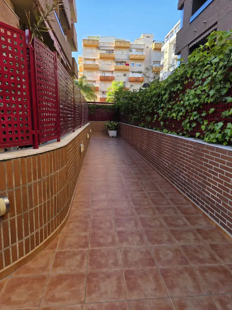 Terrace of Flat for rent in Canet d'En Berenguer  with Air Conditioner, Furnished and Oven