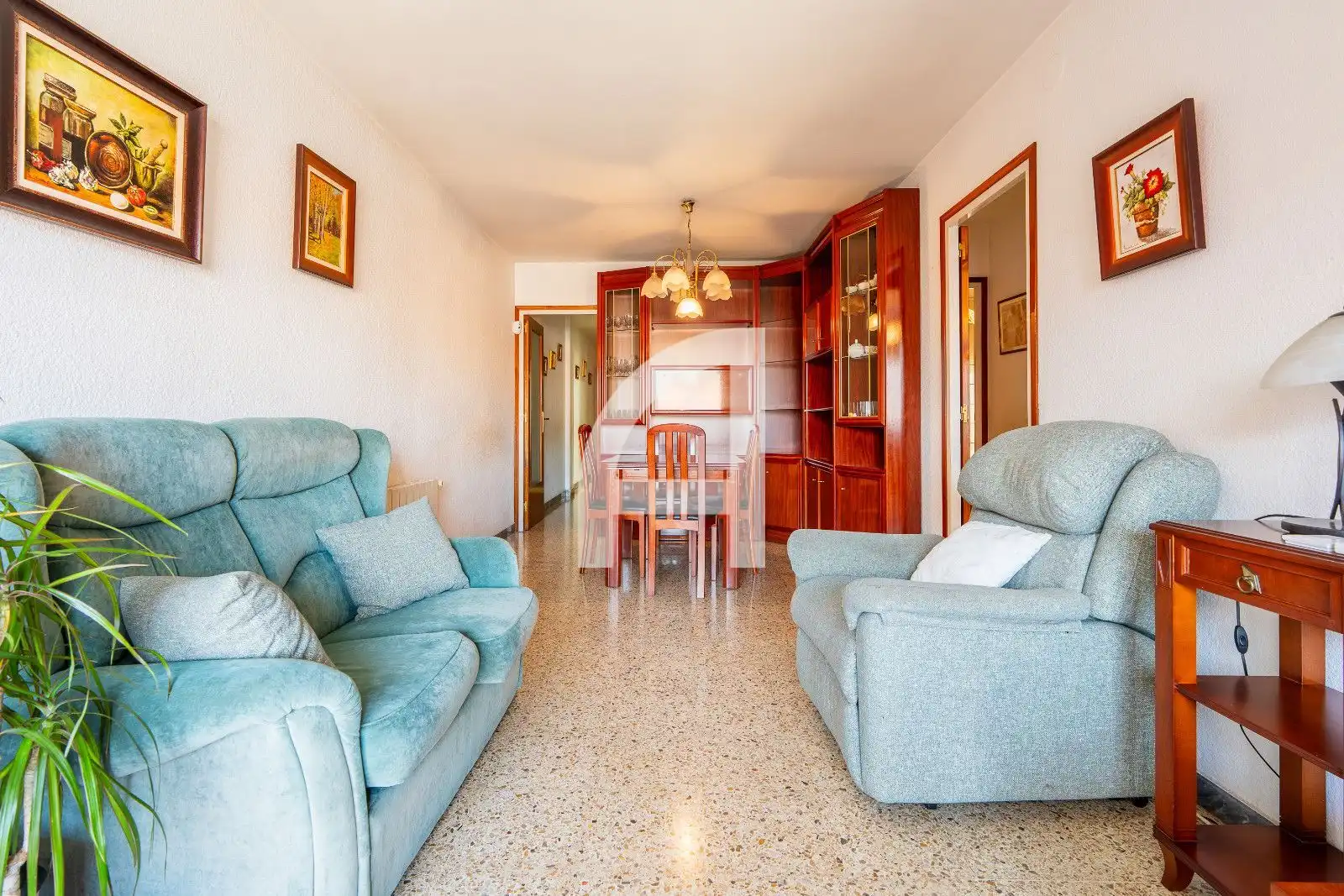 Sala d'estar de Pis en venda en Sant Andreu de la Barca amb Aire condicionat i Calefacció