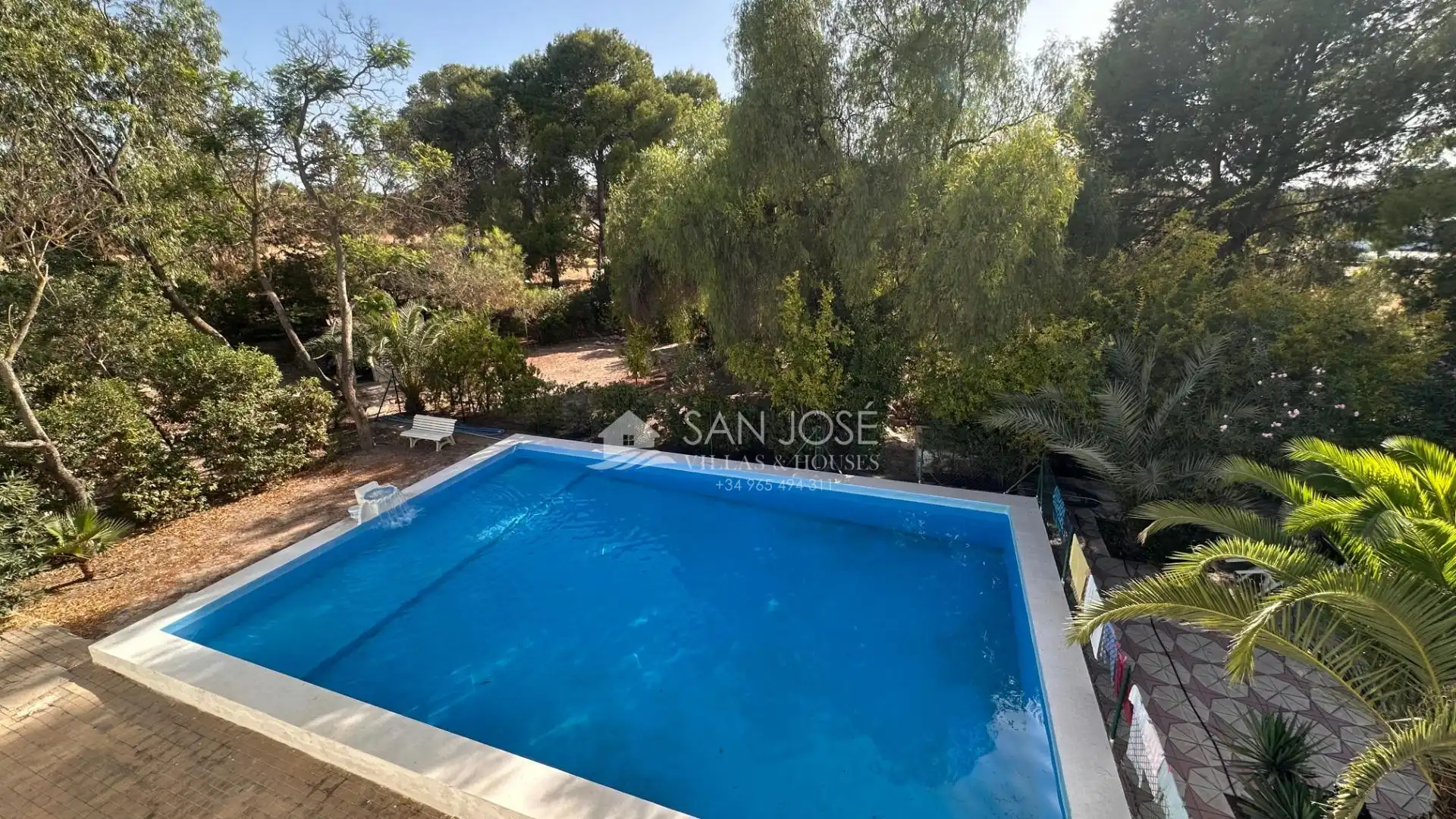 Swimming pool of Houses for sale in Aspe  with Heating, Private garden and Terrace