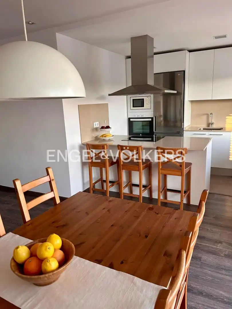 Küche von Wohnung zur Miete in Sitges mit Klimaanlage, Heizung und Terrasse