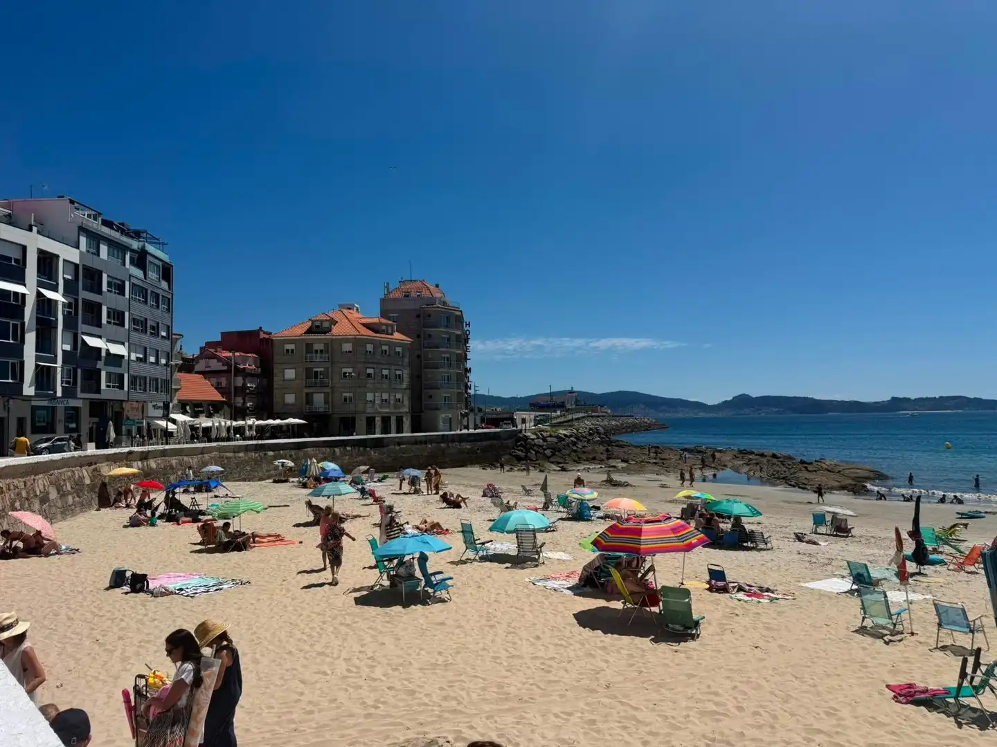 Vista exterior de Pis en venda en Sanxenxo amb Calefacció i Moblat
