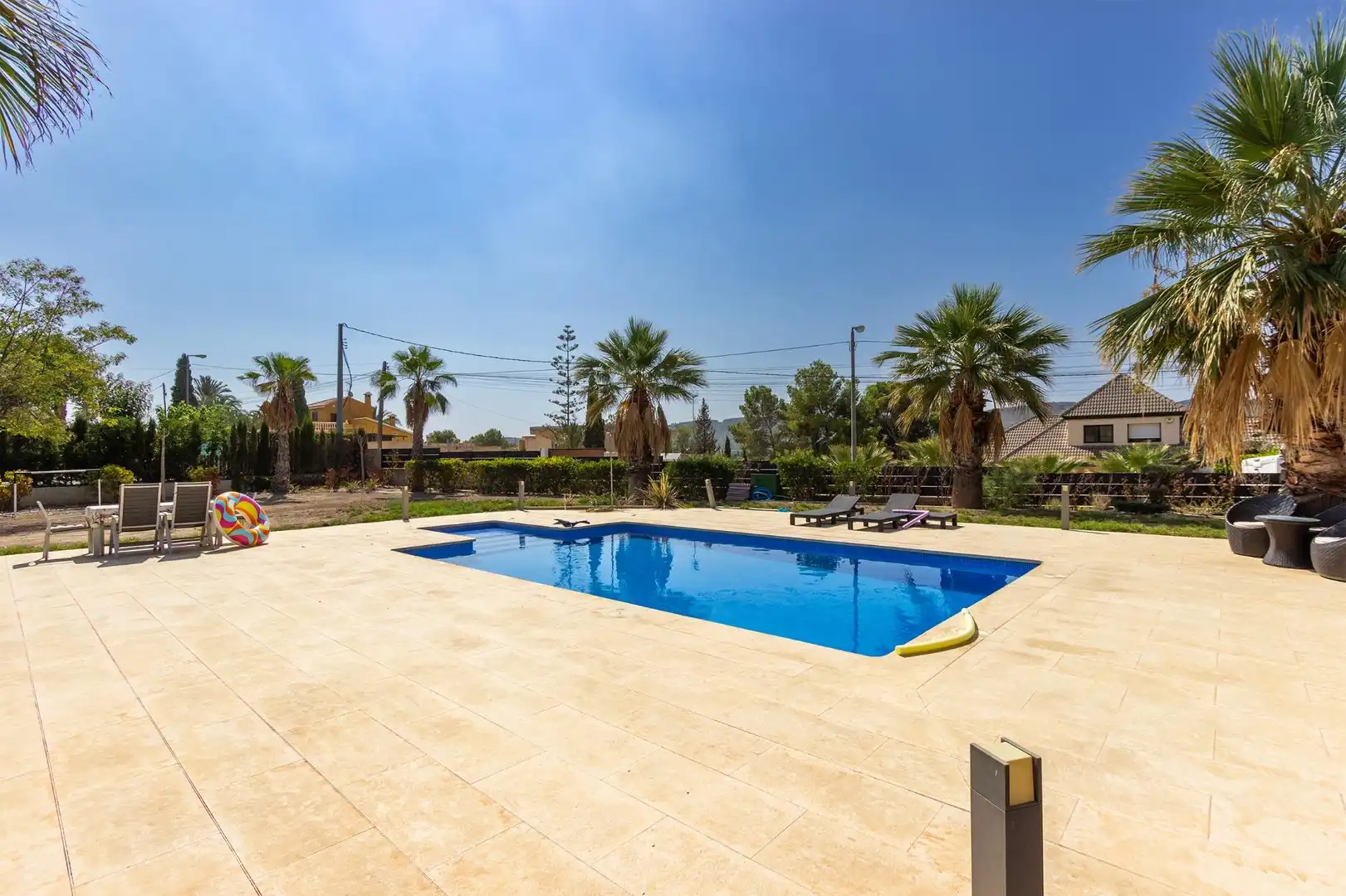 Piscina de Casa o xalet en venda en Alicante / Alacant amb Calefacció, Jardí privat i Terrassa