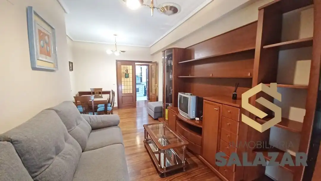 Living room of Flat for rent in Bilbao   with Heating