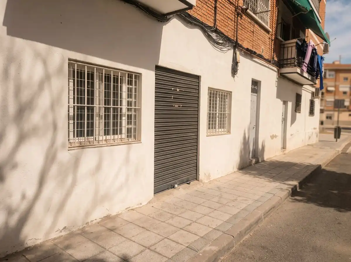 Vista exterior de Local en venta en Madrid