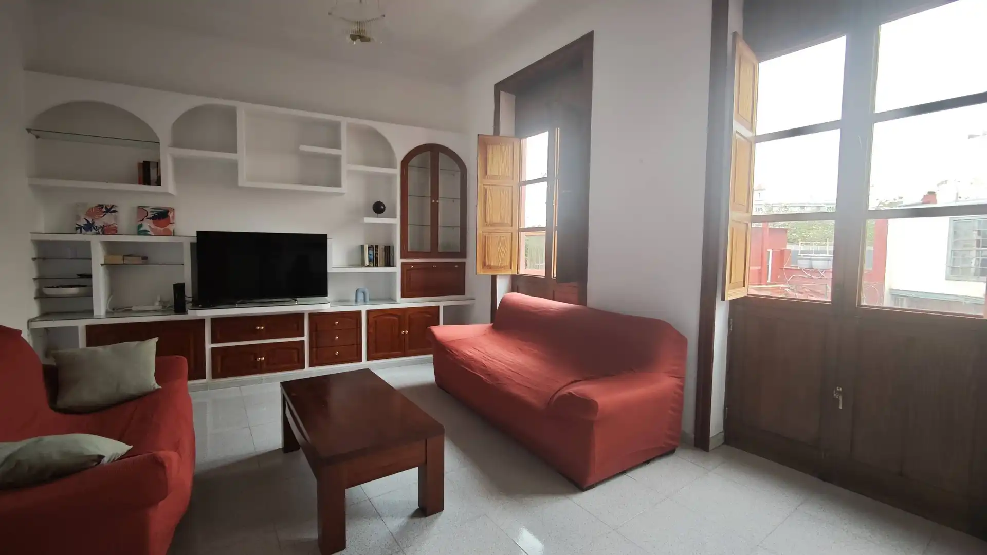 Wohnzimmer von Wohnung zur Miete in Las Palmas de Gran Canaria mit Balkon