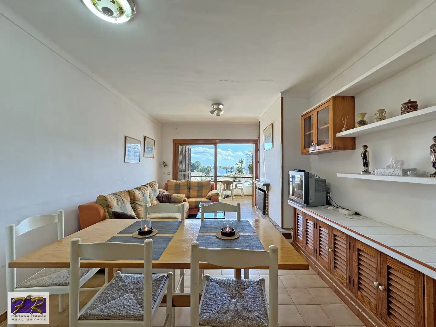 Sala d'estar de Pis en venda en Alcúdia amb Terrassa, Moblat i Forn