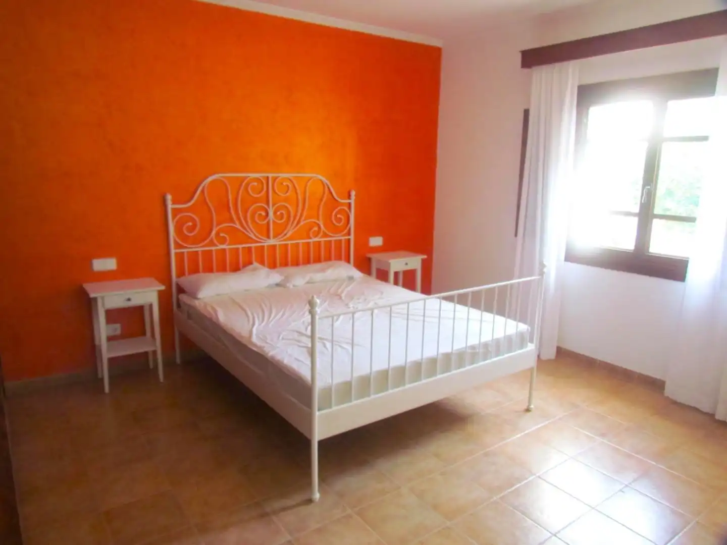 Habitación de Finca rústica de alquiler en Santa Eugènia con Aire acondicionado, Jardín privado y Terraza