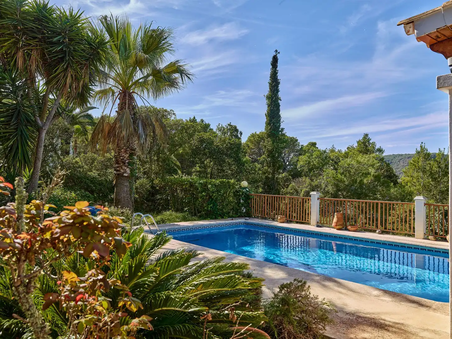 Garden of Houses for sale in Sant Josep de sa Talaia  with Air Conditioner, Heating and Private garden