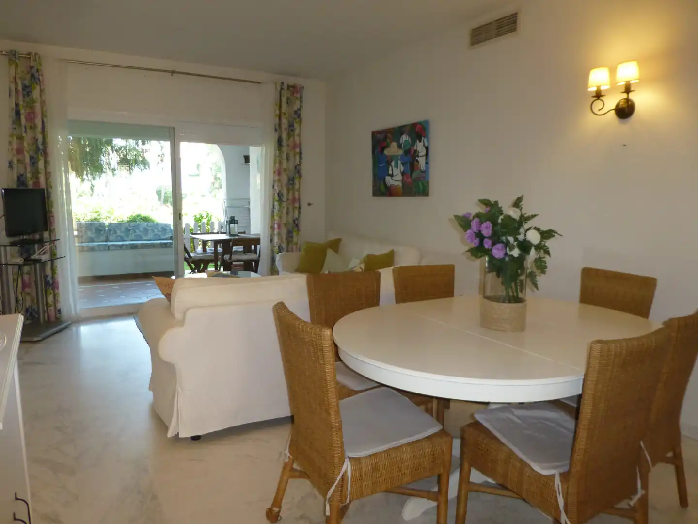 Dining room of Ground floor for sale in Rota  with Air Conditioner, Private garden and Terrace