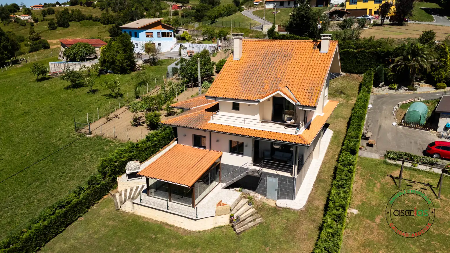 Vista exterior de Casa o chalet en venta en Gijón  con Calefacción, Jardín privado y Terraza
