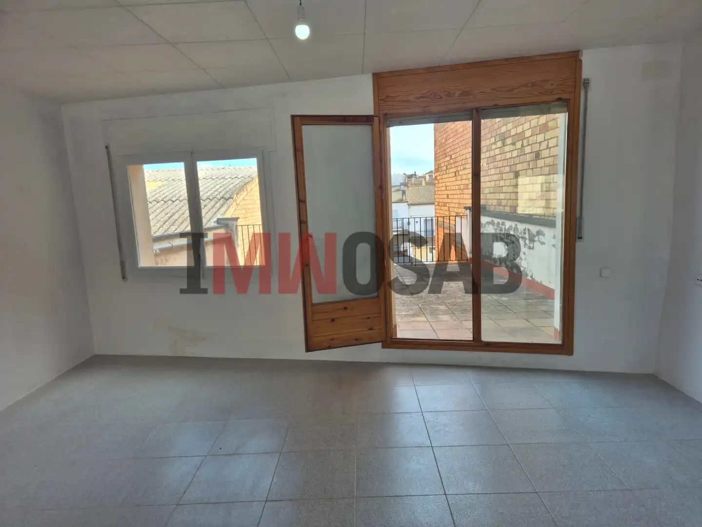 Terrassa de Casa adosada en venda en Prats de Lluçanès amb Calefacció, Jardí privat i Terrassa