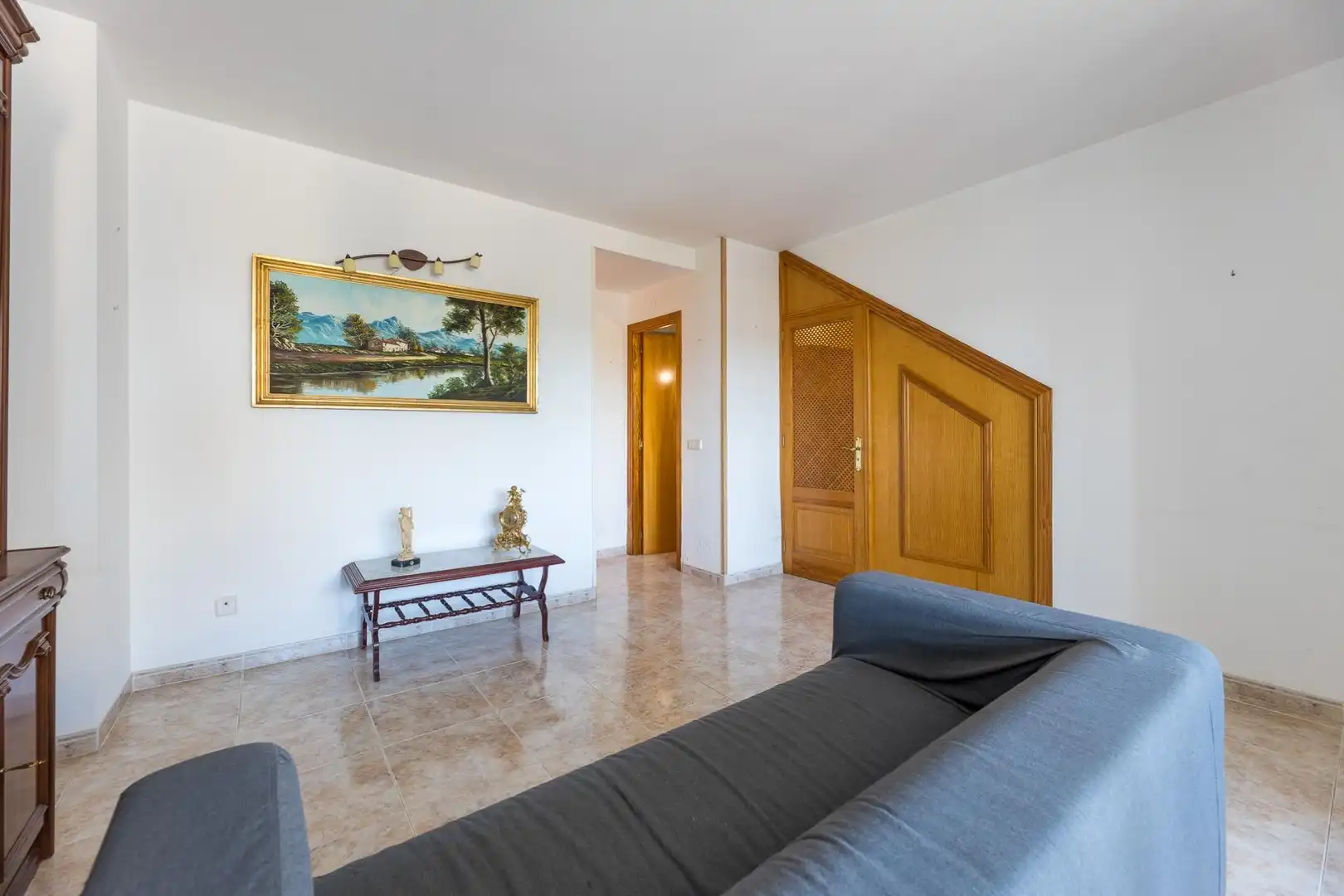Sala de estar de Planta baja en venta en  Palma de Mallorca con Jardín privado, Terraza y Piscina comunitaria