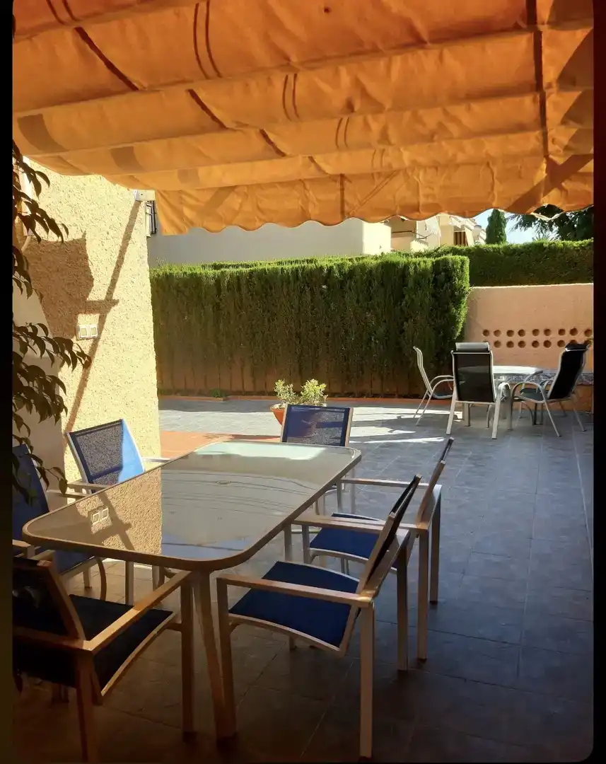 Terraza de Casa o chalet de alquiler en Mazarrón con Aire acondicionado, Jardín privado y Trastero