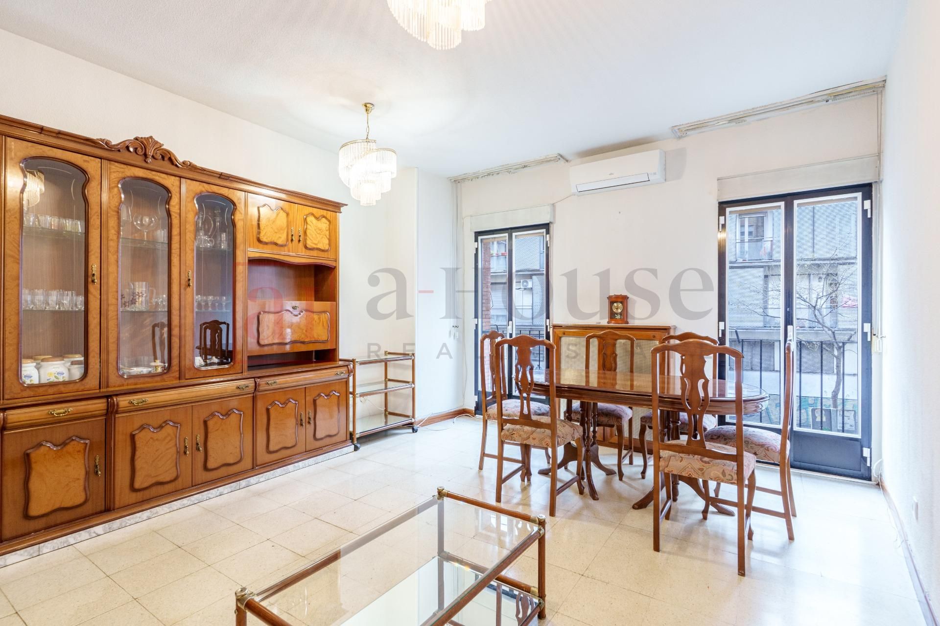 Exterior view of Flat for sale in  Madrid Capital  with Air Conditioner, Heating and Balcony