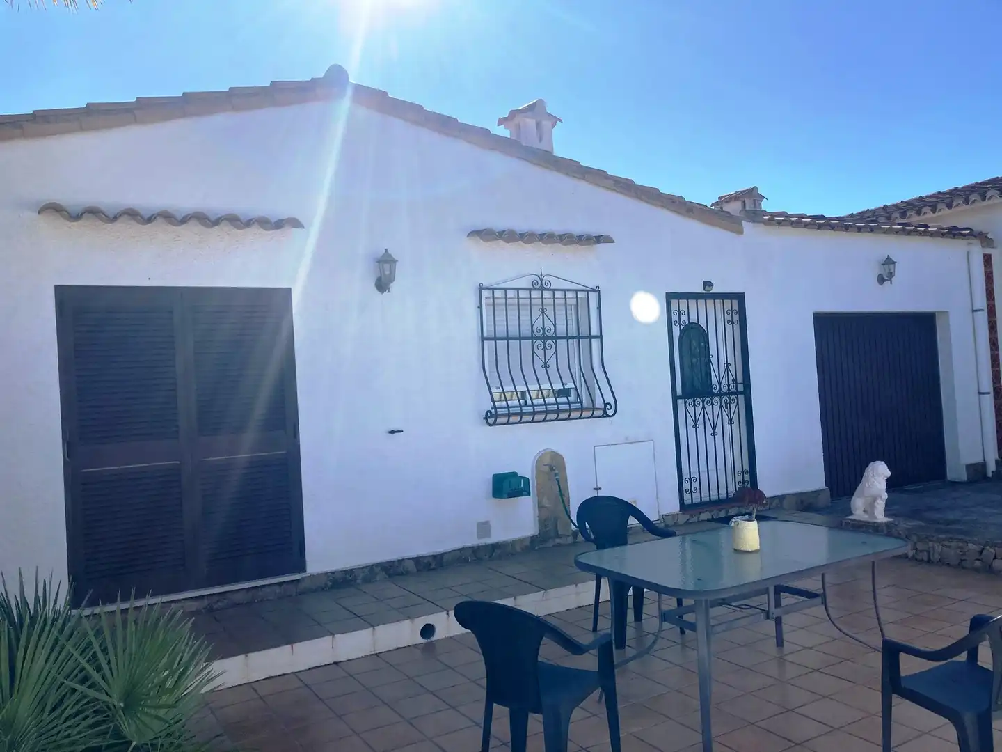 Vista exterior de Casa o xalet en venda en Benidoleig amb Terrassa, Traster i Piscina