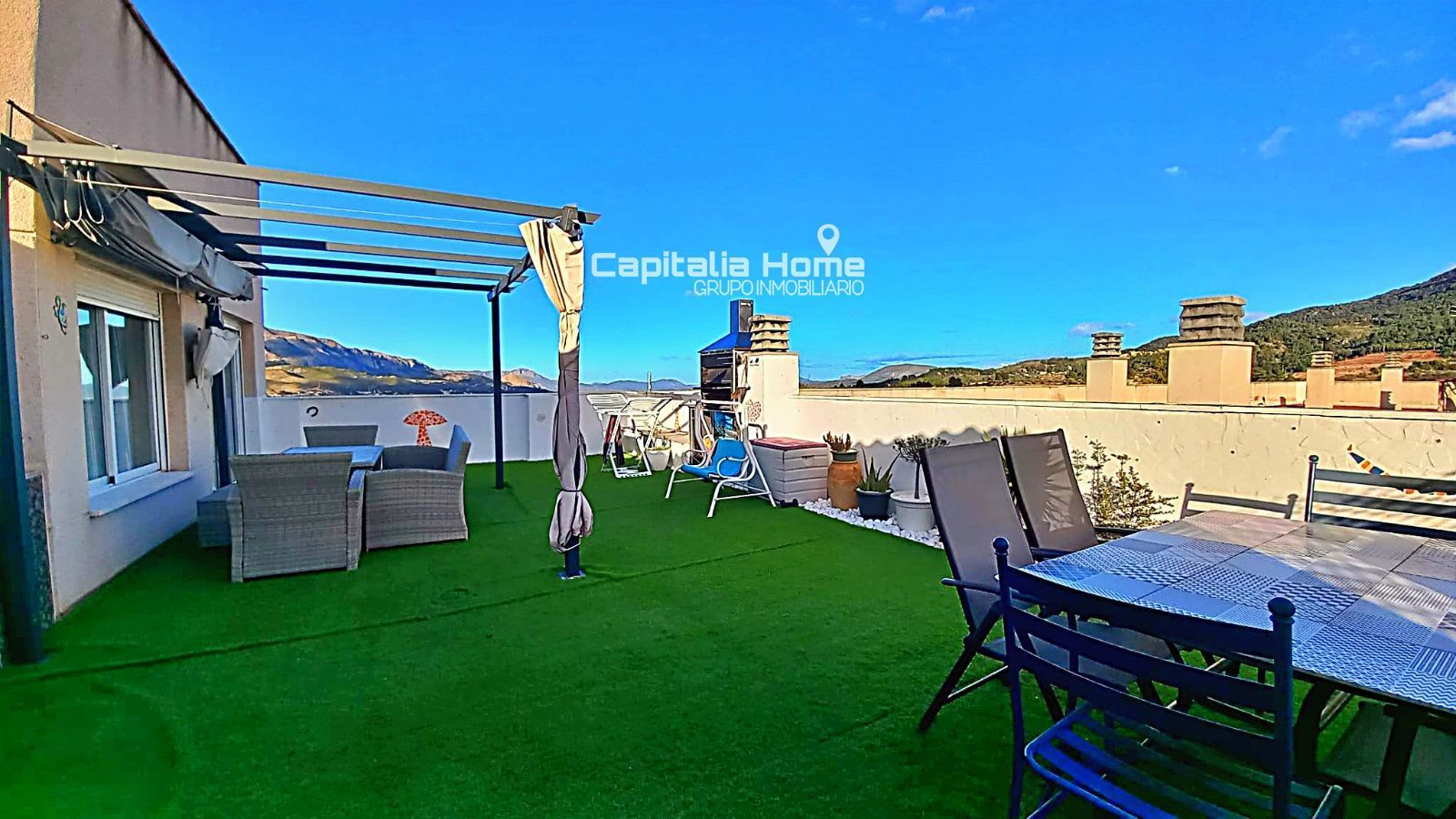 Terrace of Flat for sale in Alcoy / Alcoi  with Air Conditioner, Heating and Terrace