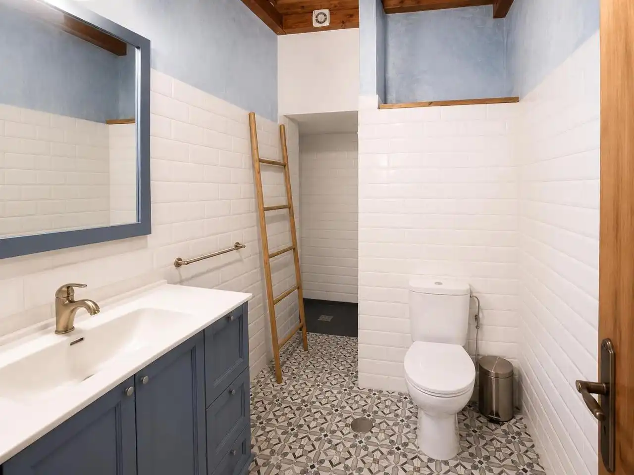Baño de Casa o chalet de alquiler en Valsequillo de Gran Canaria con Aire acondicionado, Jardín privado y Terraza