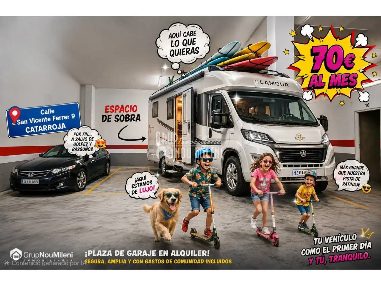 Aparcament de Garatge de lloguer en Catarroja