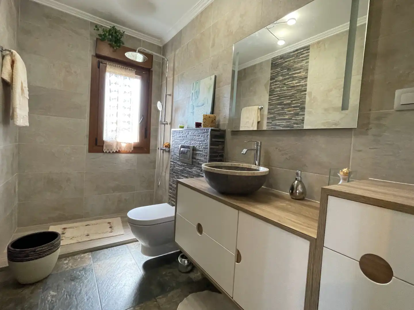 Baño de Casa o chalet en venta en Gijón  con Calefacción, Jardín privado y Terraza
