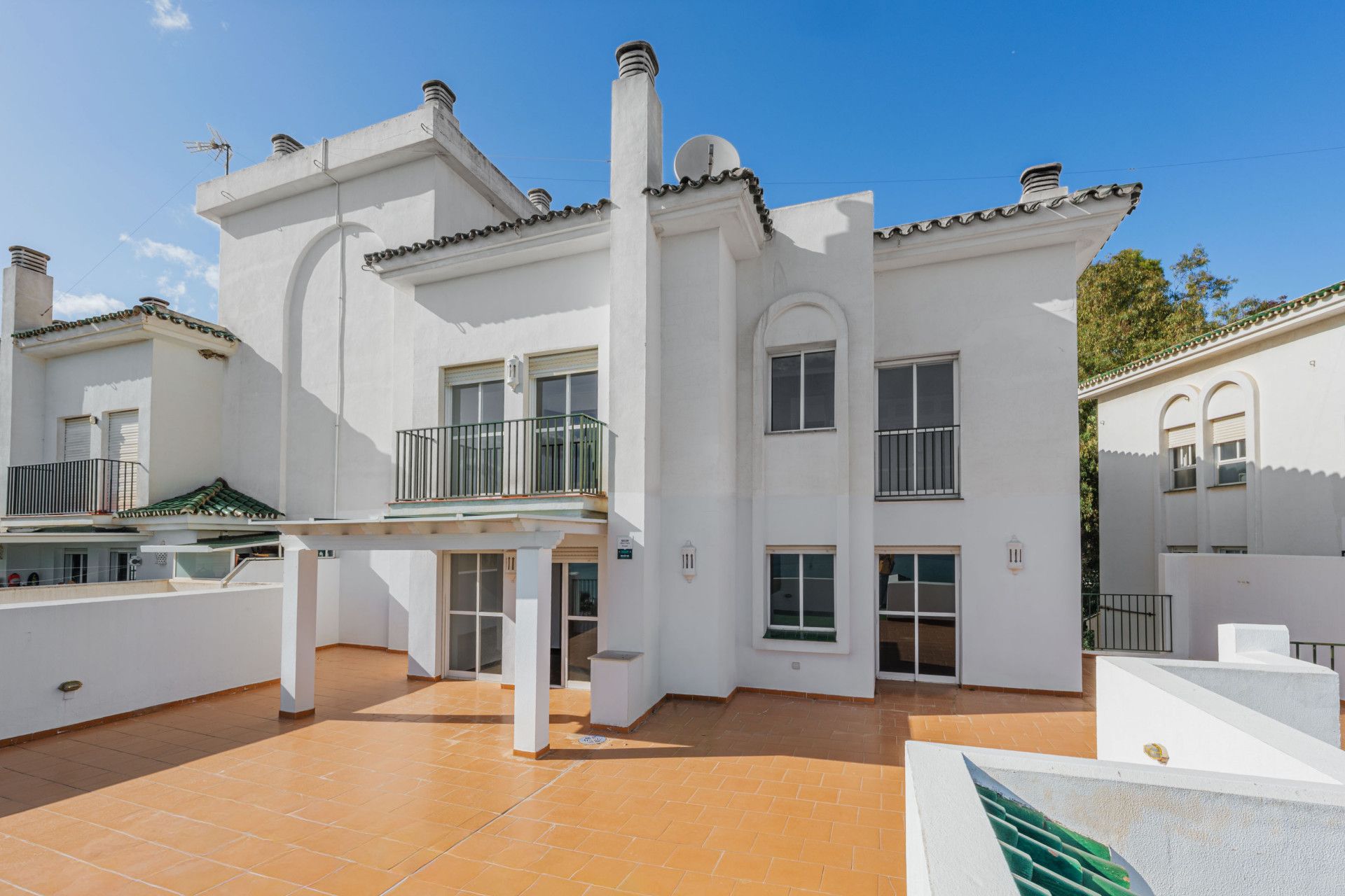 Exterior view of Attic for sale in Málaga Capital  with Private garden, Terrace and Swimming Pool