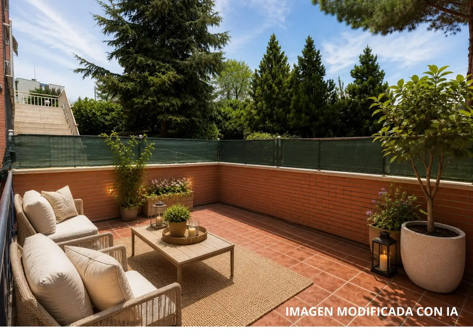 Terraza de Planta baja en venta en Móstoles con Aire acondicionado, Calefacción y Jardín privado
