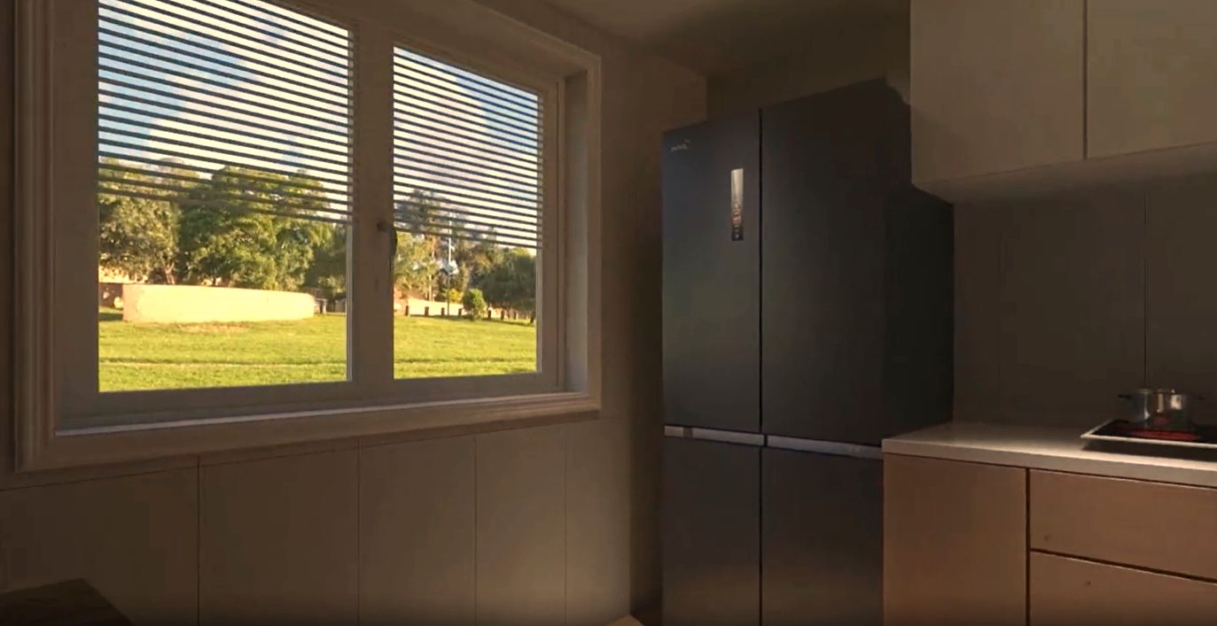 Cuina de Casa adosada en venda en Herramélluri amb Calefacció, Jardí privat i Parquet