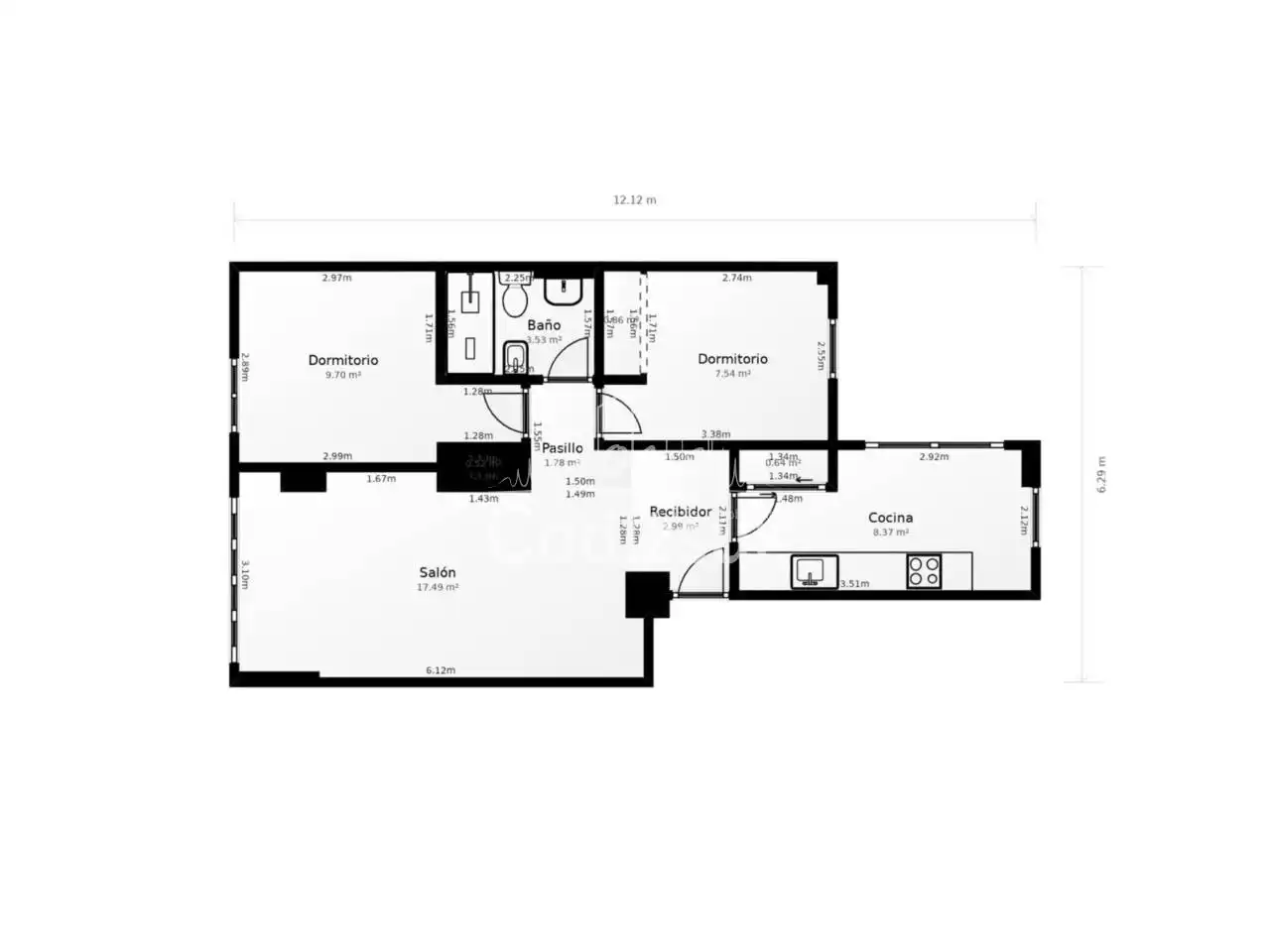 Piso en venta en Cádiz
