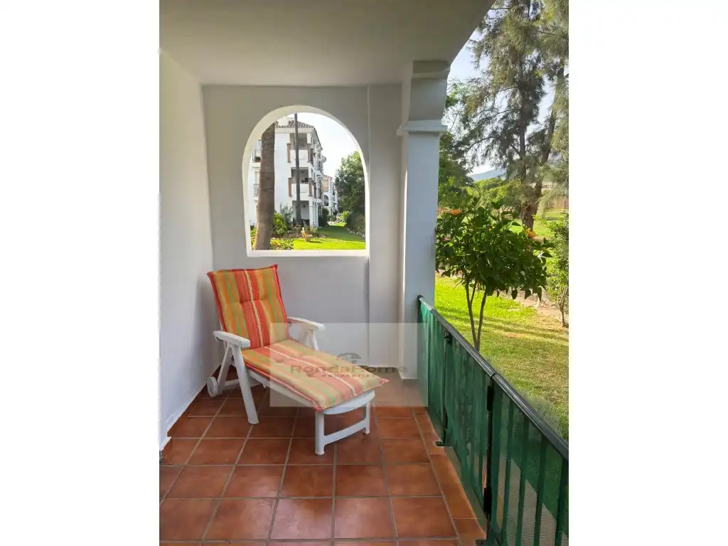 Terrasse von Wohnung zur Miete in Mijas