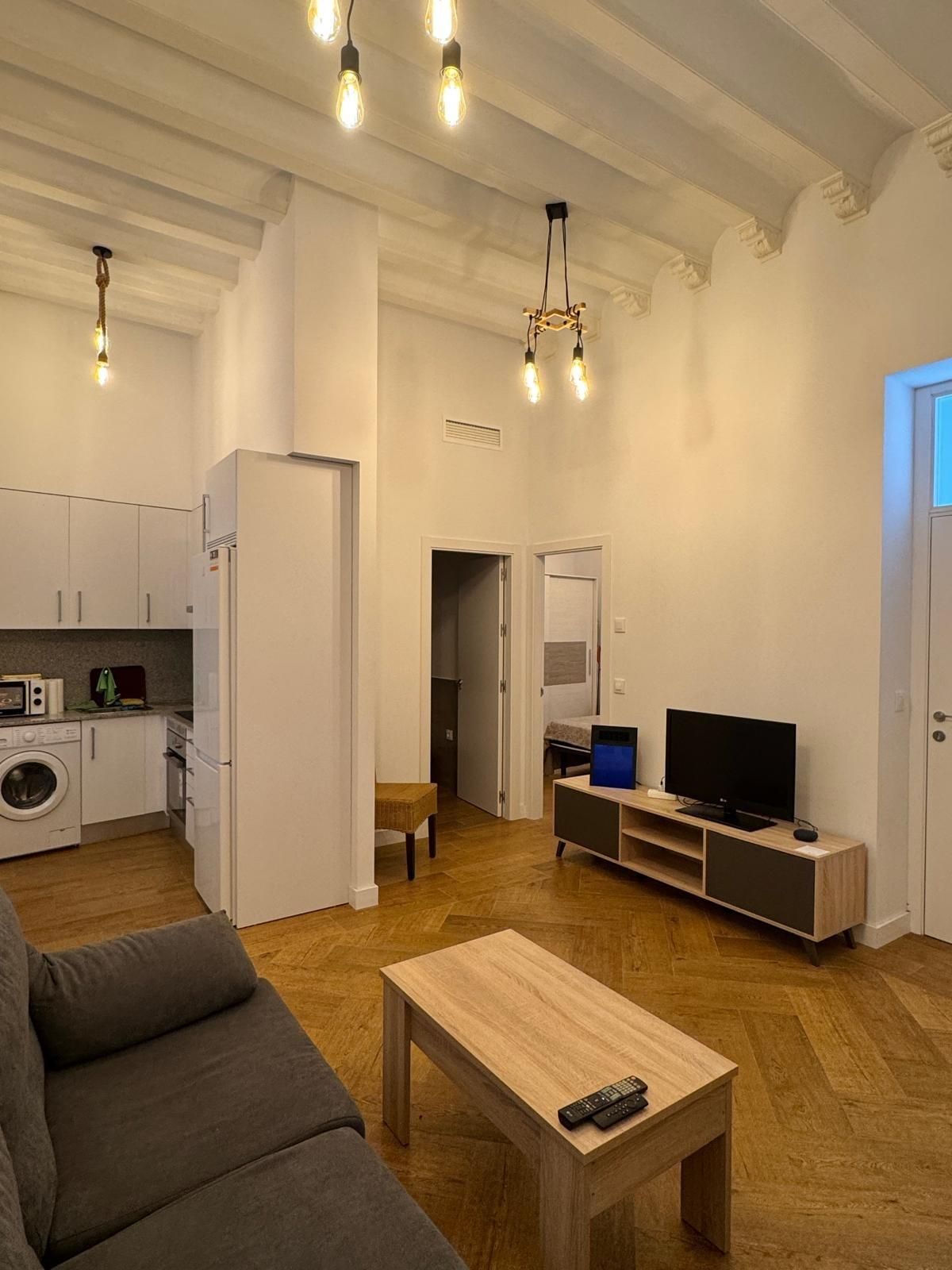 Sala de estar de Piso en venta en  Cádiz Capital con Calefacción