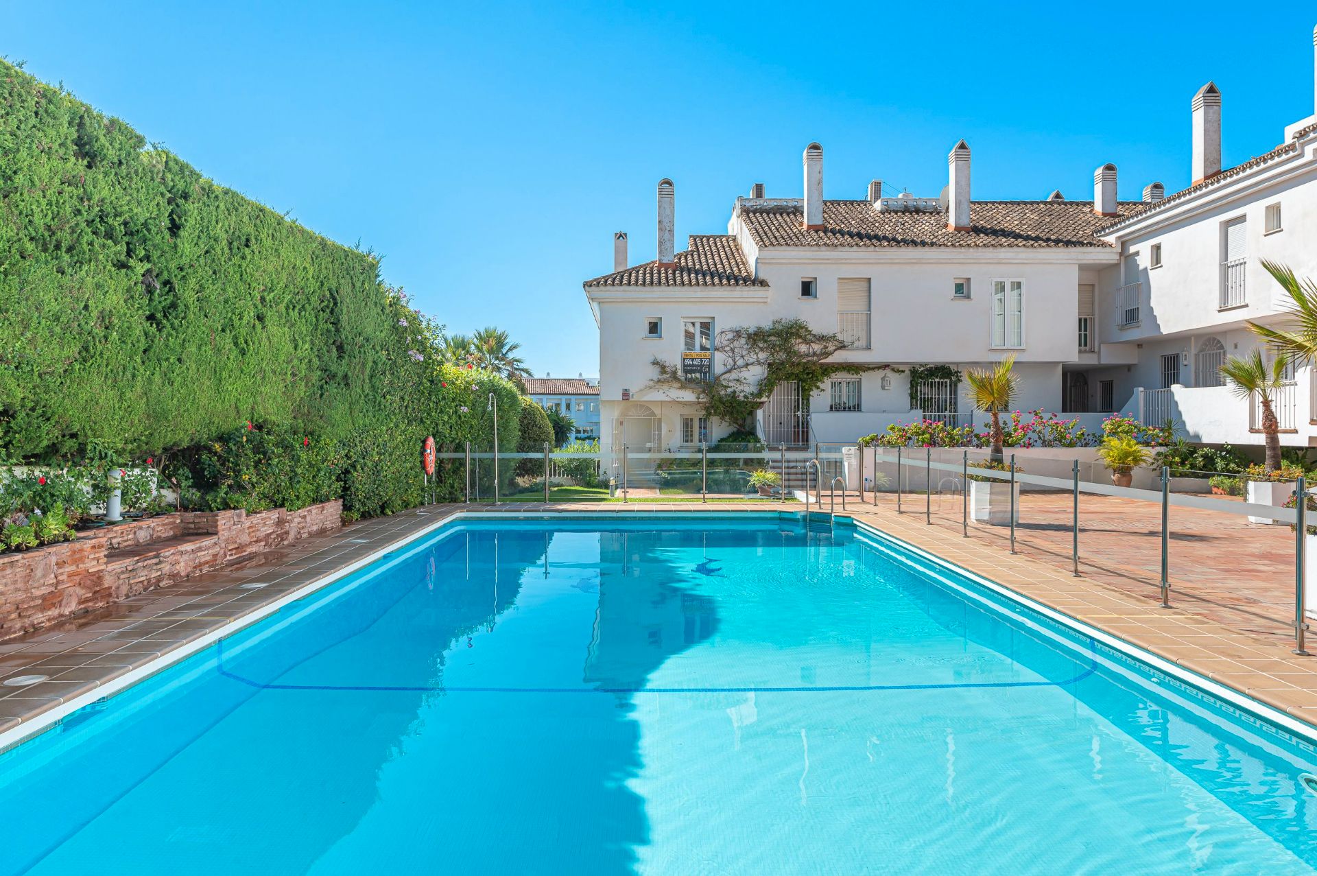 Garden of Single-family semi-detached for sale in Marbella  with Air Conditioner, Heating and Terrace